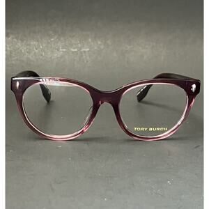 TORY BURCH Phantos Acetate Frame Optical Glasses VIOLET (Purple) 52 18 140 NEW